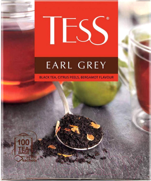 Изображение товара Чай пакетированный Tess Earl Grey черный / Nd-00013585 (100пак)