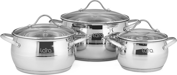 Изображение товара Набор кастрюль Lara LR02-86