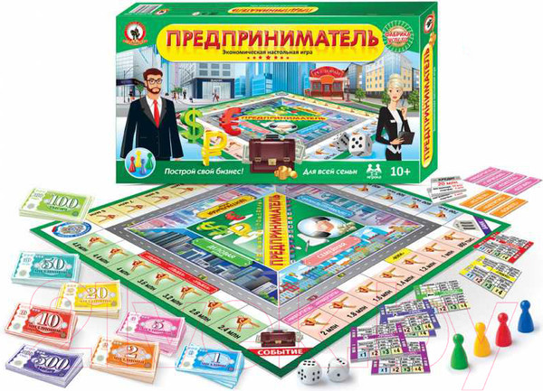 Изображение товара Настольная игра Русский стиль Предприниматель / 03498