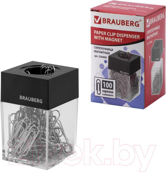 Изображение товара Подставка настольная Brauberg 228400 (со скрепками)