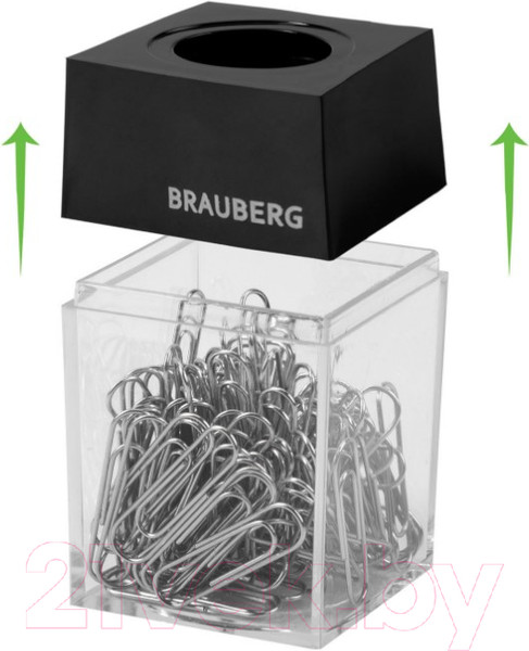 Изображение товара Подставка настольная Brauberg 228400 (со скрепками)