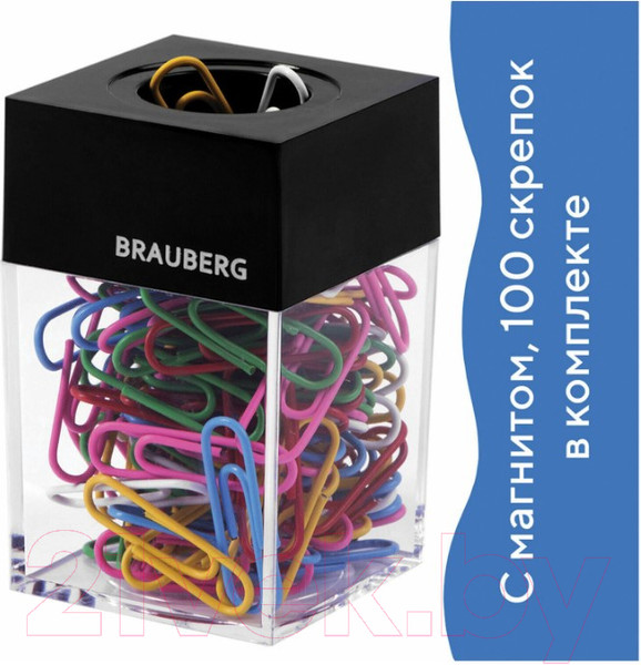 Изображение товара Подставка настольная Brauberg 228401 (со скрепками)