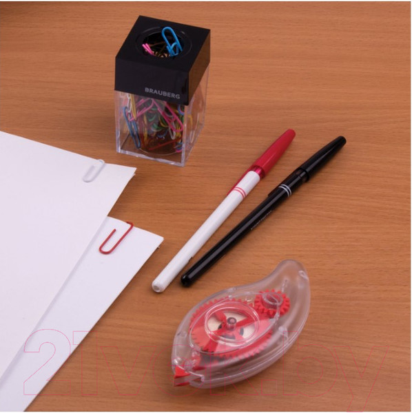 Изображение товара Подставка настольная Brauberg 228401 (со скрепками)