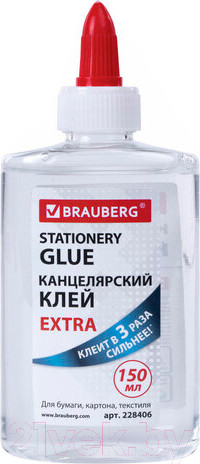Изображение товара Клей силикатный Brauberg Extra / 228406 (150мл)