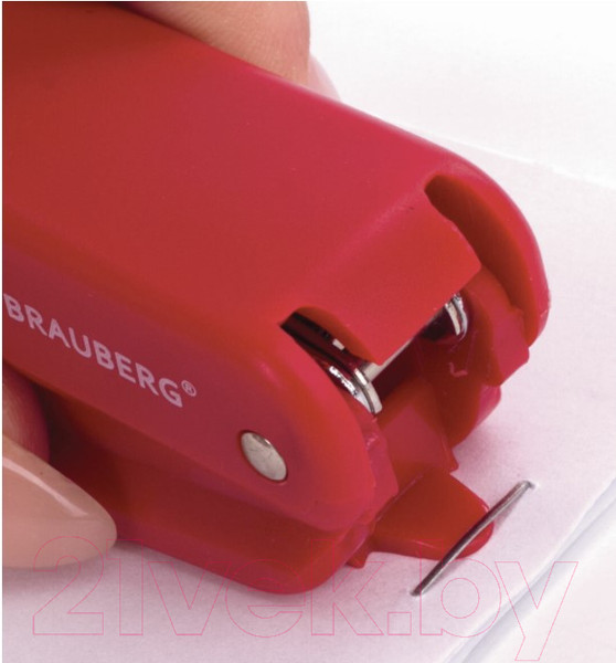 Изображение товара Степлер Brauberg SX-19 / 228589 (красный)
