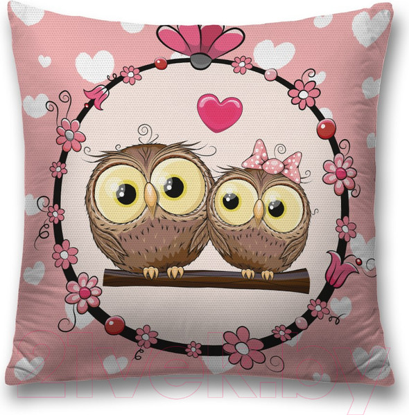 Изображение товара Наволочка декоративная JoyArty Любовные сплетни / sl_10795