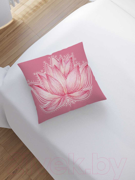 Изображение товара Наволочка декоративная JoyArty Лотос-символ гармонии / sl_31969