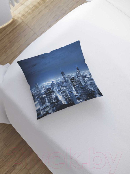Изображение товара Наволочка декоративная JoyArty Ночной город / sl_11236