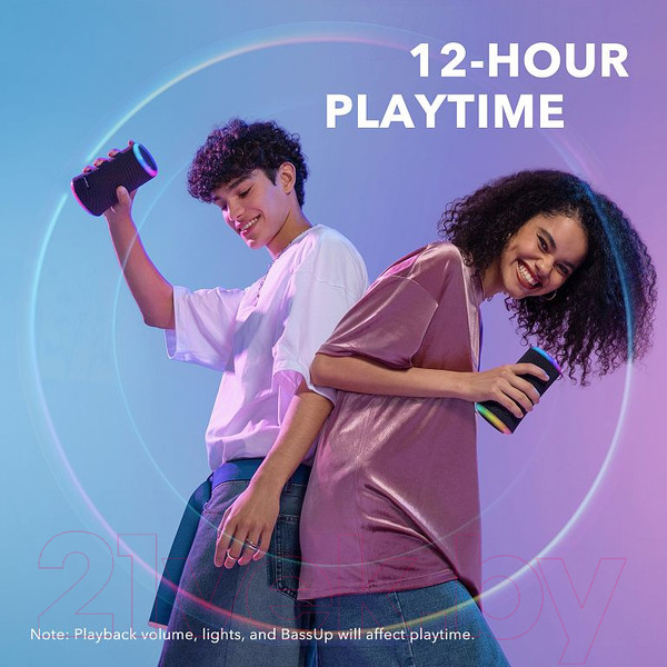 Изображение товара Портативная колонка Anker SoundCore Flare 2 / A3165G11 (черный)