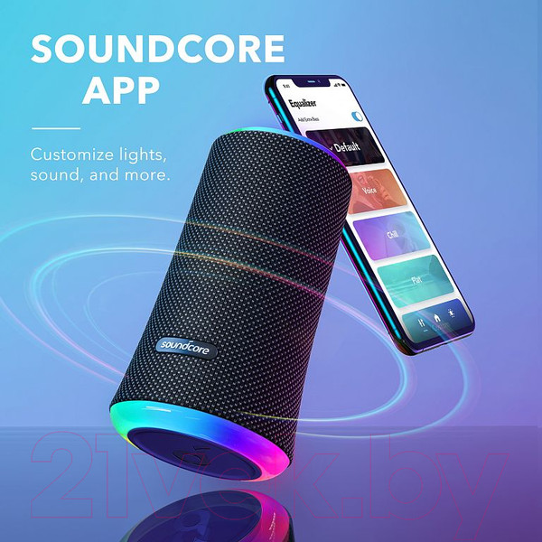 Изображение товара Портативная колонка Anker SoundCore Flare 2 / A3165G11 (черный)