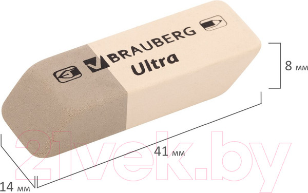 Изображение товара Набор ластиков Brauberg Ultra / 229600 (6шт)