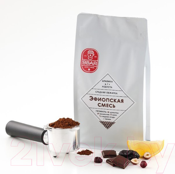Изображение товара Набор кофе 9BAR Авантюрист (5x150г)