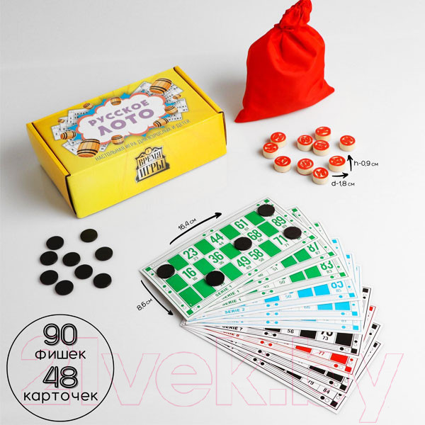 Изображение товара Настольная игра Время игры Лото / 5377408