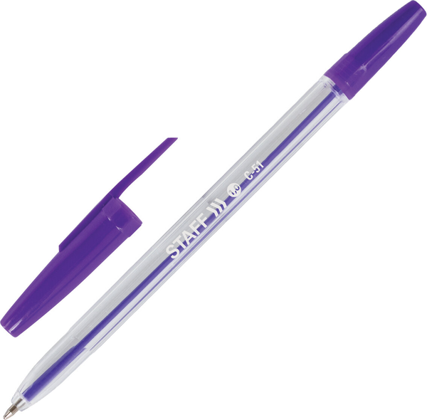 Изображение товара Набор шариковых ручек Staff C-51 / 142818 (10шт)