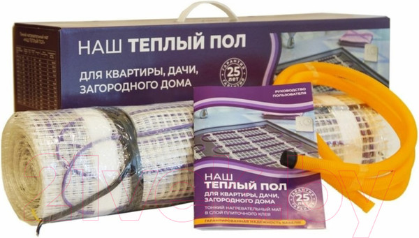 Изображение товара Теплый пол электрический Наш теплый пол МТТЭ-6-960