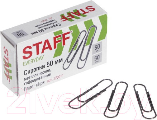 Изображение товара Скрепки Staff Everyday / 220011 (50шт)