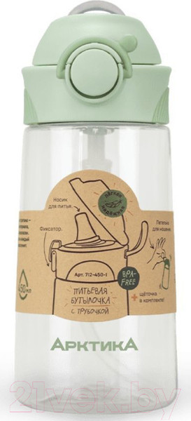 Изображение товара Бутылка для воды Арктика 712-450-1 (мята)
