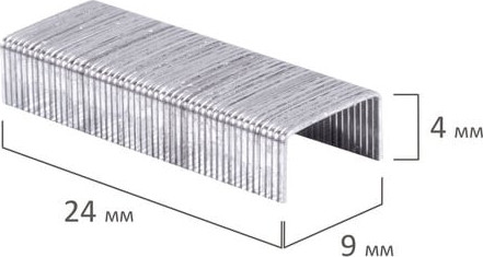 Изображение товара Скобы канцелярские Staff Basic №10/ 220428 (1000шт)