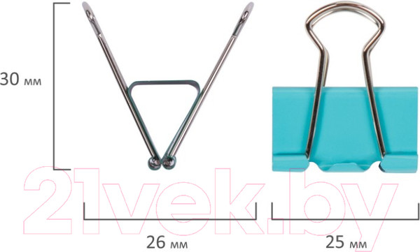 Изображение товара Зажим для бумаги Staff Profit / 225157 (12шт)