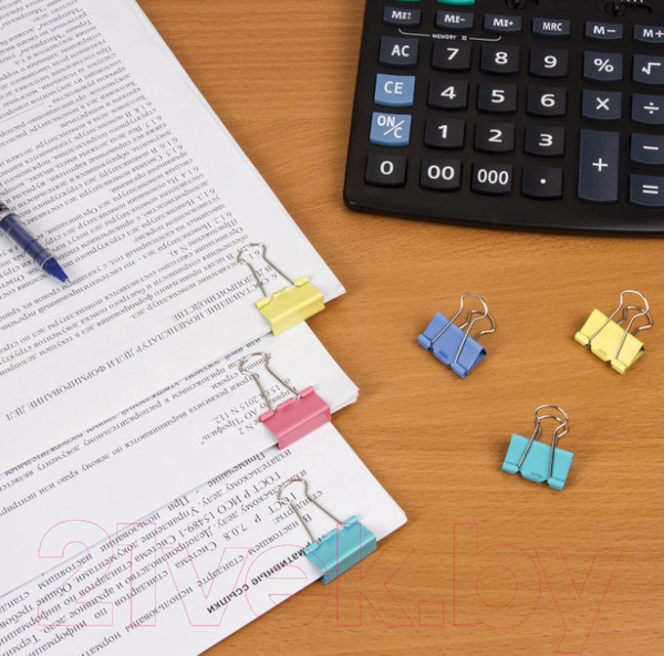 Изображение товара Зажим для бумаги Staff Profit / 225157 (12шт)