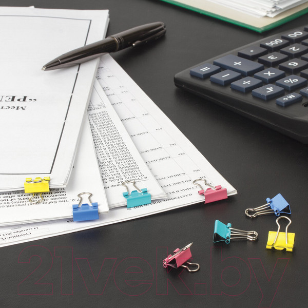 Изображение товара Зажим для бумаги Staff Profit / 229050 (12шт)