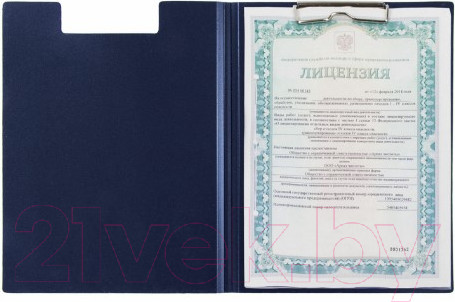 Изображение товара Планшет с зажимом Staff 229220 (синий)