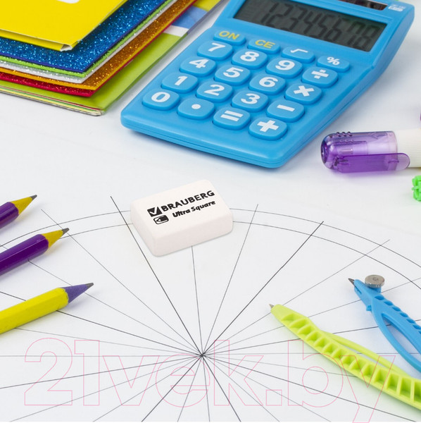 Изображение товара Набор ластиков Brauberg Ultra Square / 229603 (6шт)