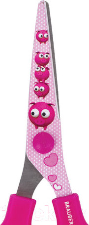 Изображение товара Ножницы канцелярские Brauberg Kid Series Поросята / 232272 (розовый)