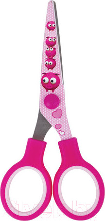 Изображение товара Ножницы канцелярские Brauberg Kid Series Поросята / 232272 (розовый)