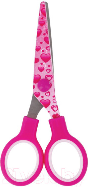 Изображение товара Ножницы канцелярские Brauberg Kid Series Сердечки / 232275 (малиновый)