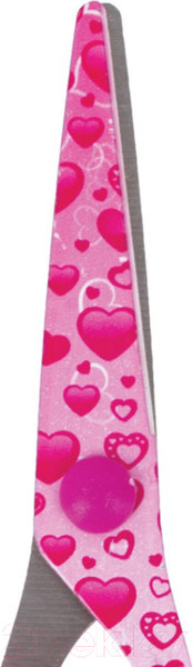 Изображение товара Ножницы канцелярские Brauberg Kid Series Сердечки / 232275 (малиновый)