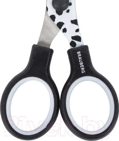 Изображение товара Ножницы канцелярские Brauberg Kid Series Далматин / 232276 (черный/белый)