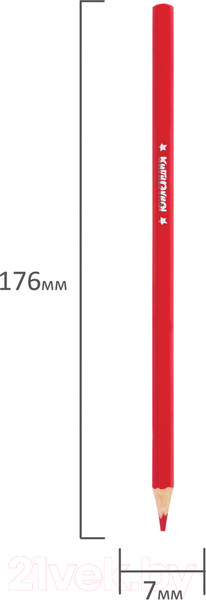 Изображение товара Набор цветных карандашей Юнландия В гостях у букашек / 181378 (12цв)