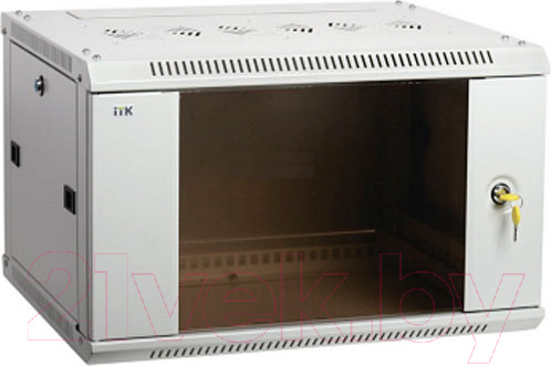 Изображение товара Шкаф телекоммуникационный ITK Linea LWR3-09U64-GF RAL 7035