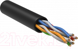 Изображение товара Кабель ITK Витая пара / LC3-C5E04-139 (305м, черный)