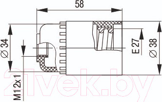 Изображение товара Электропатрон IEK EPK10-04-01-K01