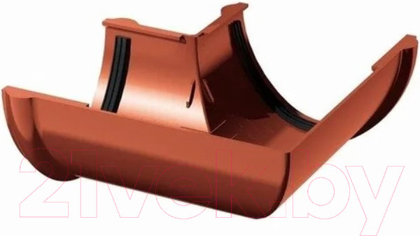 Изображение товара Угол желоба Технониколь ПВХ 135 градусов / 425856 (красный)