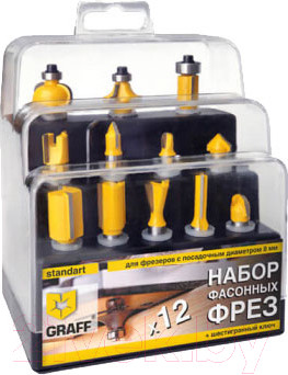 Изображение товара Набор фрез GRAFF 138212