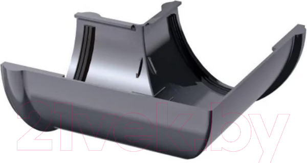 Изображение товара Угол желоба Технониколь ПВХ 90 градусов / 425860 (серый)