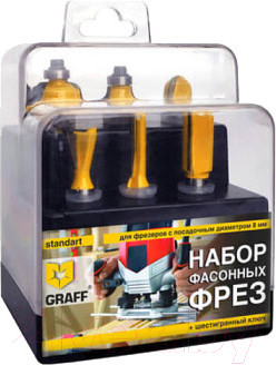 Изображение товара Набор фрез GRAFF 138306