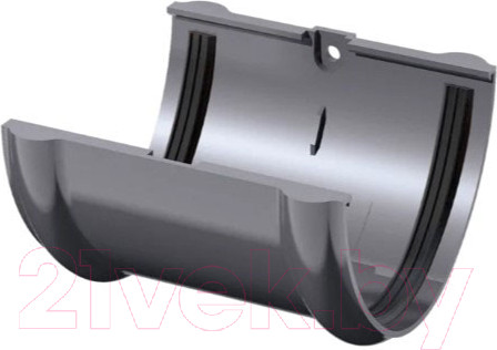 Изображение товара Соединитель желобов Технониколь ПВХ 425679 (серый)