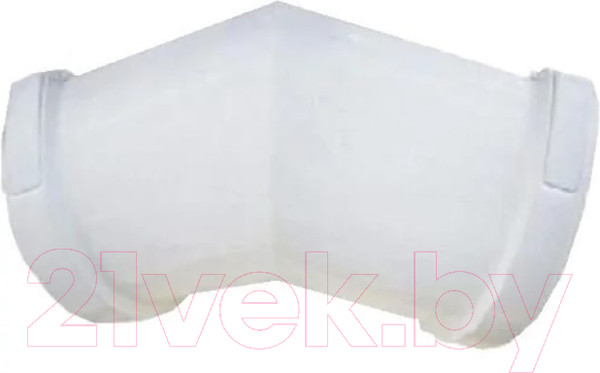 Изображение товара Угол желоба Технониколь ПВХ 90 градусов / 359447 (белый)