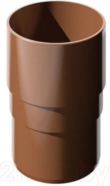 Изображение товара Муфта водосточная Технониколь ПВХ 683366 (темно-коричневый)