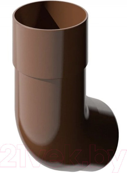 Изображение товара Колено трубы водосточной Технониколь ПВХ 135 градусов / 683364 (темно-коричневый)