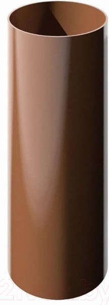 Изображение товара Труба водосточная Технониколь ПВХ 683371 (3м, темно-коричневый глянец)