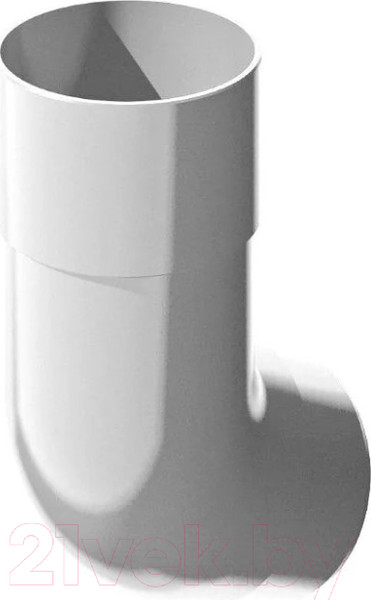 Изображение товара Колено трубы водосточной Технониколь ПВХ 135 градусов / 359448 (белый)