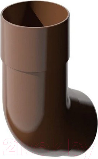 Изображение товара Колено трубы водосточной Технониколь ПВХ 135 градусов / 359455 (коричневый)