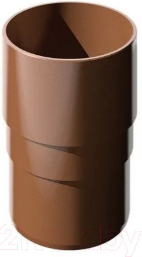 Изображение товара Муфта водосточная Технониколь ПВХ 359457 (коричневый)