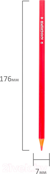Изображение товара Набор цветных карандашей Юнландия Карнавал / 181684 (12цв)