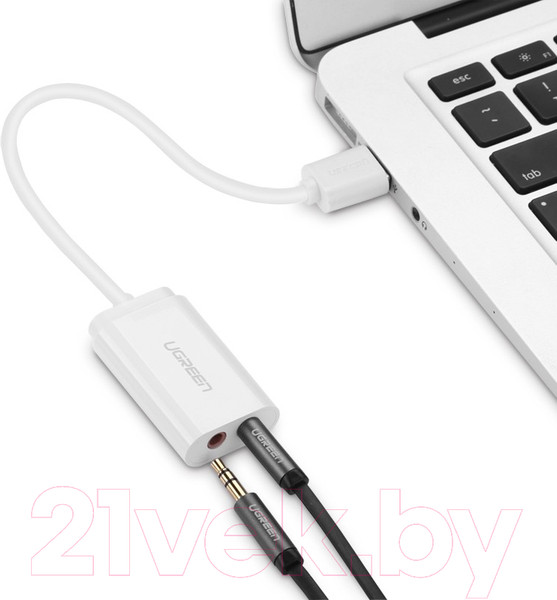 Изображение товара Адаптер Ugreen US205 / 30143 (0.15м, белый)